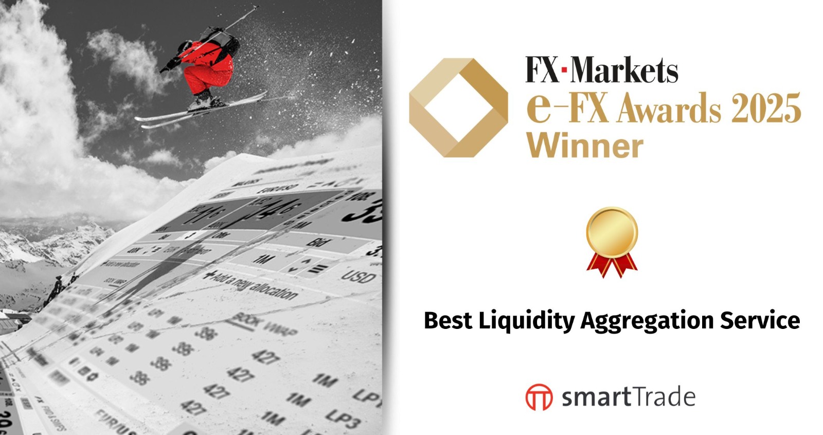 smartTrade Technologies Wins Best Liquidity Aggregation Service at 2025 e-FX Awards